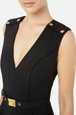 Elisabetta Franchi Casual Jurken Midi Dresses Black -Elisabetta Franchi Winkel 544f639d8ccd2e6cd3df0a2585f03505