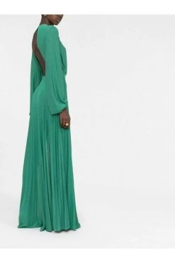 Elisabetta Franchi Maxi Jurken Maxi Dresses Green -Elisabetta Franchi Winkel 5480830275a9ecd2219f49310120490e