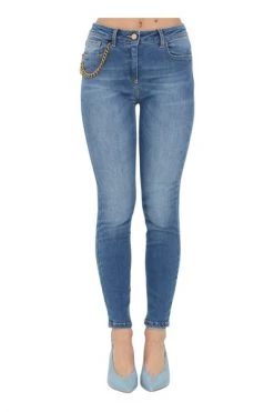 Elisabetta Franchi Skinny Jeans Jeans Blue