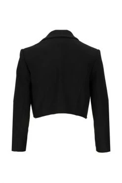 Elisabetta Franchi Winkel 23 Blazers ELISABETTA FRANCHI BLACK CROPPED JACKET Black