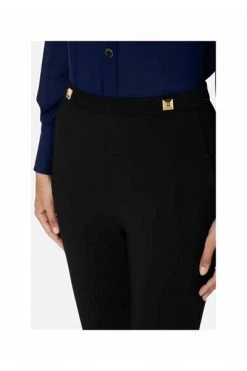 Elisabetta Franchi Pantalons Slim-fit Trousers Black -Elisabetta Franchi Winkel 55dc7147069beda5b0e02298ae5f0d23