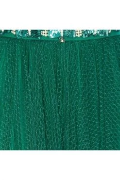 Elisabetta Franchi Midirokken Midi Skirts Green