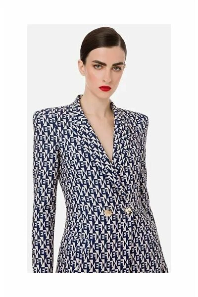 Elisabetta Franchi Casual Jurken Short Dresses Blue 1 Elisabetta Franchi Casual Jurken Short Dresses Blue