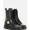 Elisabetta Franchi Laarzen Lace-up Boots Black