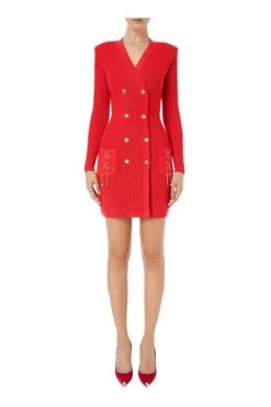 Elisabetta Franchi Casual Jurken Dresses Red