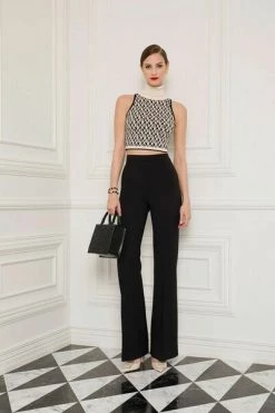 Elisabetta Franchi Wijde Broeken Wide Trousers Black 8 Elisabetta Franchi Wijde Broeken Wide Trousers Black -Elisabetta Franchi Winkel 57d36e689f710afe6c8ae5e3e46892e9