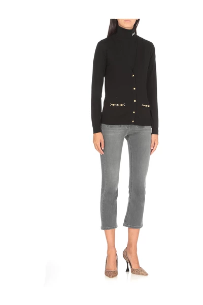 Elisabetta Franchi Blazers Black 5 Elisabetta Franchi Blazers Black - Afbeelding 5