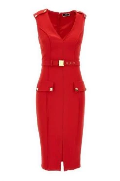 Elisabetta Franchi Casual Jurken Dress Red