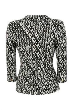 Elisabetta Franchi Blazers Double-breasted Jacket Black -Elisabetta Franchi Winkel 5907f80cd5b89ae51919fa5e6f230c81