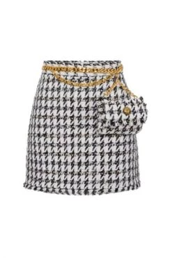 Elisabetta Franchi Korte Rokken Skirt Black -Elisabetta Franchi Winkel 5919b398ffae94694db9c3ad05935431