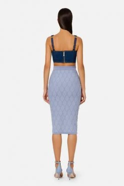 Elisabetta Franchi Sleeveless Tops Blue -Elisabetta Franchi Winkel 59357e4c95f351ecaa4a69a1c61a51ab