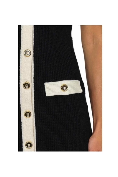 Elisabetta Franchi Casual Jurken Dresses Black 5 Elisabetta Franchi Casual Jurken Dresses Black - Afbeelding 5