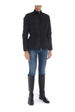 Elisabetta Franchi Gewatteerde Jassen Down Jackets Black