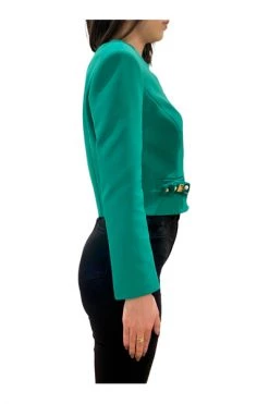 Elisabetta Franchi Blazers Green -Elisabetta Franchi Winkel 59df34ddd27fd6a5604926e04a32ec11