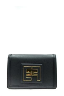 Elisabetta Franchi Schoudertassen Shoulder Bags Black