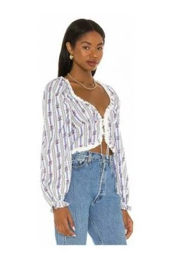 Elisabetta Franchi Shirts DALIA CROP TOP White -Elisabetta Franchi Winkel 5a3a918966ec4783090eff2a5ee4bc37