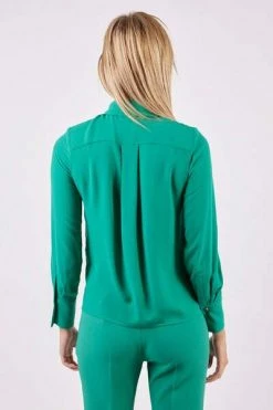 Elisabetta Franchi Longsleeve Shirts Shirts Green -Elisabetta Franchi Winkel 5a4f9852bb404dee4f441793db5b3570