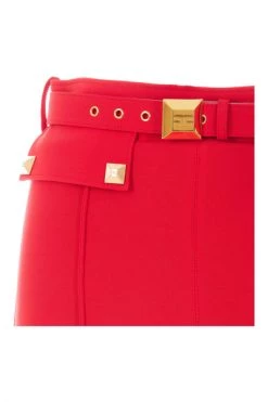 Midirokken Elisabetta Franchi Skirts Red Red -Elisabetta Franchi Winkel 5a7861c2386873d08c5985ddbb9adf46