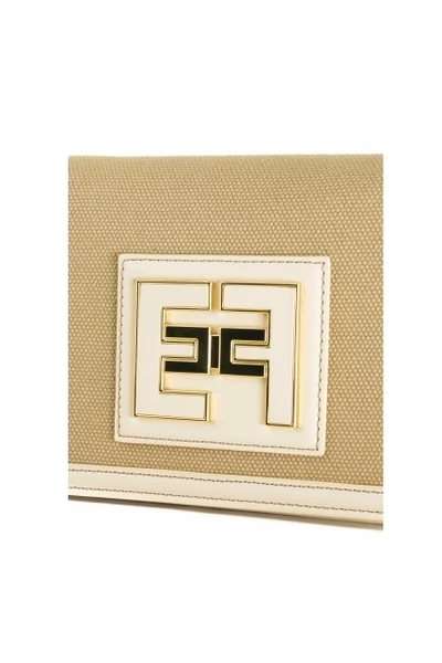 Elisabetta Franchi Schoudertassen Bags Beige 3 Elisabetta Franchi Schoudertassen Bags Beige - Afbeelding 3