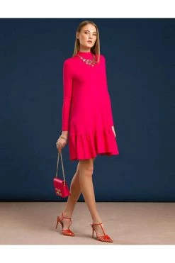 Elisabetta Franchi Casual Jurken Short Dresses Pink