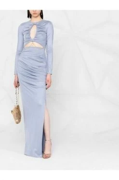 Elisabetta Franchi Casual Jurken Carpet Dress Blue