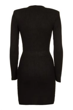 Elisabetta Franchi Casual Jurken Midi Dresses Black