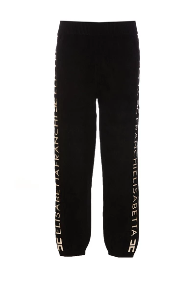 Elisabetta Franchi Sweatpants Black 1 Elisabetta Franchi Sweatpants Black
