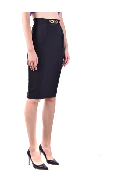 Elisabetta Franchi Kokerrokken Skirts Black 3 Elisabetta Franchi Kokerrokken Skirts Black - Afbeelding 3