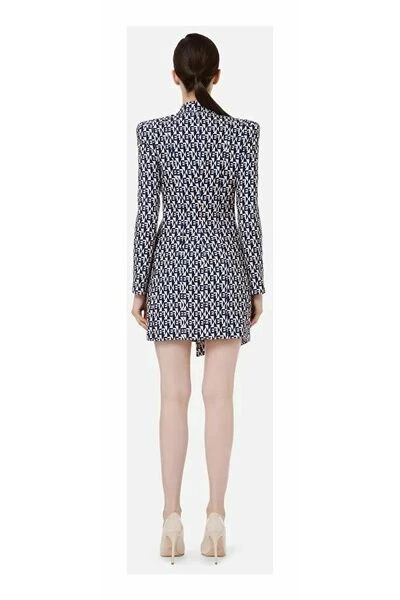Elisabetta Franchi Casual Jurken Short Dresses Blue 2 Elisabetta Franchi Casual Jurken Short Dresses Blue - Afbeelding 2