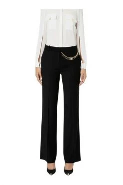 Elisabetta Franchi Wijde Broeken Wide Trousers Black 5 Elisabetta Franchi Wijde Broeken Wide Trousers Black -Elisabetta Franchi Winkel 5dad23d7567cd79006172d355794e106
