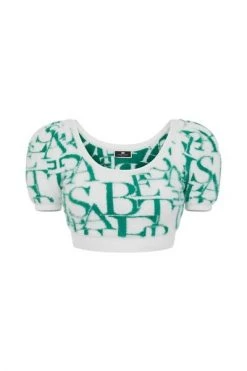 Elisabetta Franchi Blouses Tops Green