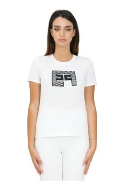 Elisabetta Franchi T-shirts T-shirt White -Elisabetta Franchi Winkel 5ddcea5903f82d7bb00c52fc8892ad3c