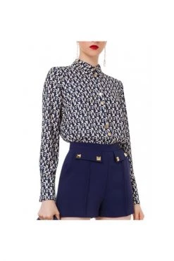Elisabetta Franchi Longsleeve Shirts Shirts Blue