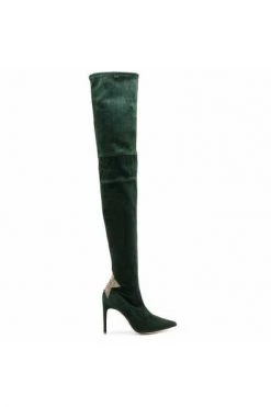 Elisabetta Franchi Hoge & Overknee Laarzen Over-knee Boots Green -Elisabetta Franchi Winkel 5e56d0e56e0393ab9fac6213bf9e938b