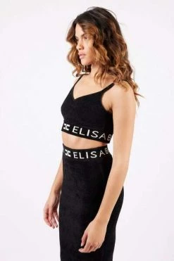 Elisabetta Franchi Sleeveless Tops Black -Elisabetta Franchi Winkel 5f2c13cc02825575bccbf9ec50261b01