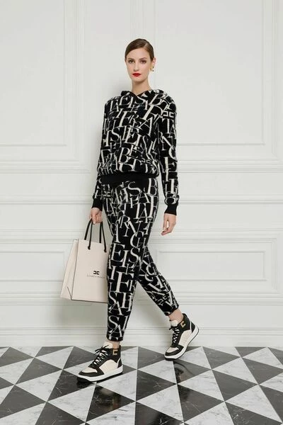 Elisabetta Franchi Hoodies & Sweatvesten Hoodies Black 3 Elisabetta Franchi Hoodies & Sweatvesten Hoodies Black - Afbeelding 3