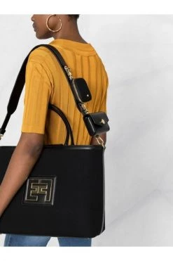 Elisabetta Franchi Handtassen Handbag Black -Elisabetta Franchi Winkel 5fafaed4670d9d4706556c45ad6f73f7