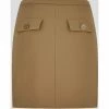 Elisabetta Franchi Korte Rokken Mini Skirt Brown