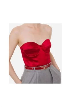 Jumpsuits & Tuinbroeken Elisabetta Franchi Trousers Red -Elisabetta Franchi Winkel 5fda604b68b79773a30f8d1cac173c5f