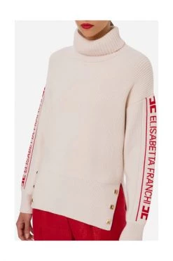 Coltruien Elisabetta Franchi Beige -Elisabetta Franchi Winkel 60a48360ac878e74bf050d03a71e71b1