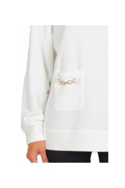 Elisabetta Franchi Hoodies & Sweatvesten Hoodie White 9 Elisabetta Franchi Hoodies & Sweatvesten Hoodie White -Elisabetta Franchi Winkel 6139d665eee042573afa0fcd3f1f6f2f