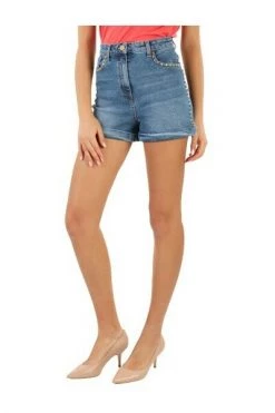 Elisabetta Franchi Denim Shorts Korte Broek Blue 9 Elisabetta Franchi Denim Shorts Korte Broek Blue -Elisabetta Franchi Winkel 614639a48f39dff158632f3ea3ee46bd