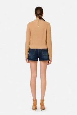 Elisabetta Franchi Denim Shorts Shorts Blue