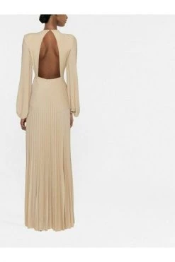 Elisabetta Franchi Feestjurken Dress Beige -Elisabetta Franchi Winkel 61ce3c42627779d9eeb79dd269233fbe