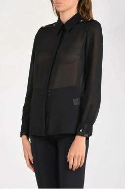 Elisabetta Franchi Longsleeve Shirts Casual Shirts Black