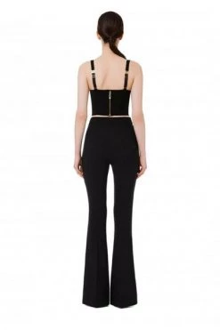 Elisabetta Franchi Pantalons Pantalon Black -Elisabetta Franchi Winkel 62091f2201ece8aa43d38002af4ab872