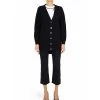 Elisabetta Franchi Vesten CARDIGAN LUNGO OVERSIZE Black