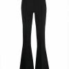 Flared Jeans Elisabetta Franchi Trousers Black Black