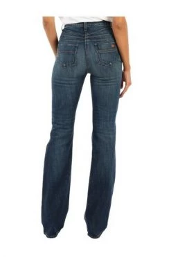 Elisabetta Franchi Boyfriend Jeans Wide Jeans Blue