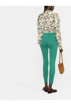 Elisabetta Franchi Skinny Jeans Jeans Green